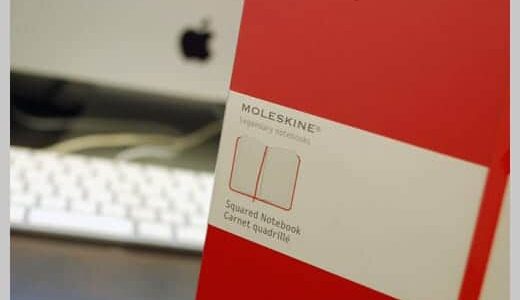 伝説のノート「モレスキン」が円高で安い。思わず2冊目用に赤を買いました