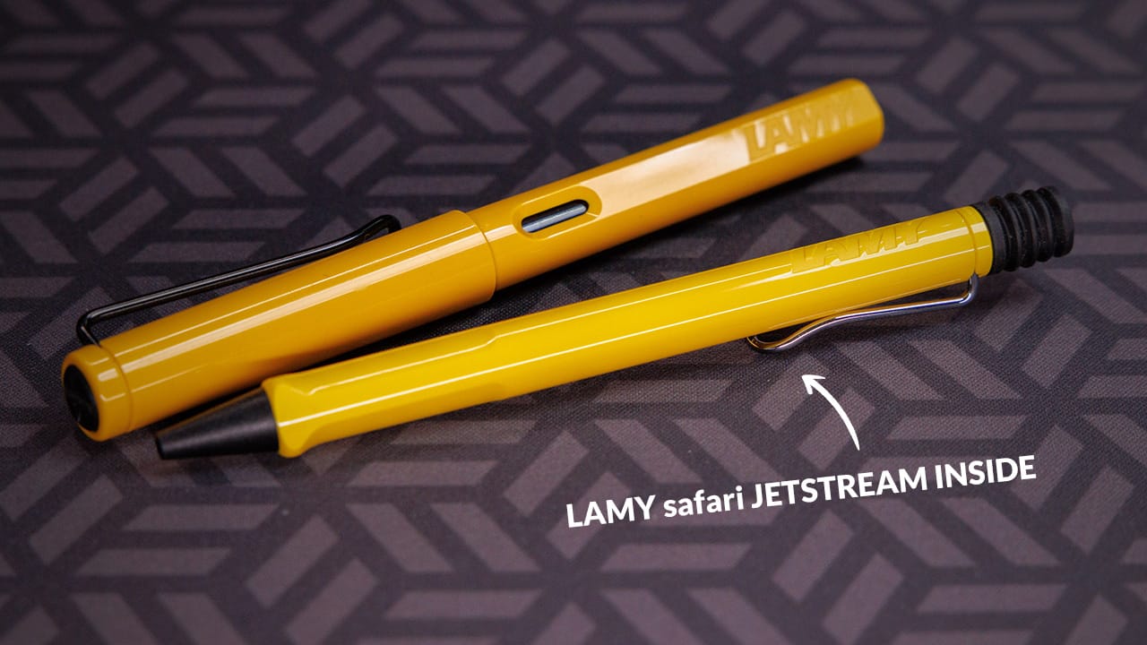 LAMY safari JETSTREAM INSIDE ジェットストリーム ③ 三菱鉛筆］＂LAMY safari＂と＂JETSTREAM＂が合体！あの